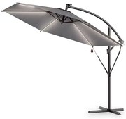 InternetovaZahrada LED slnečník Mali Ø350 cm - antracit