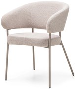 Jedálenské kreslo Lamu bouclé béžové