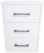 Skrinka na kolieskach 3S biela