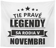 Sablio Deka Tie pravé legendy sa rodia v novembri: 150x120 cm