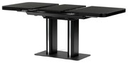 Autronic BONTEC Jedálenský stôl rozkladací 120x80cm, mdf, čierna, HT-D1926 BK Farba: Čierna