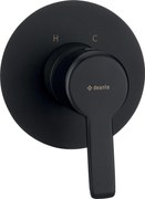 Deante Arnika, 1-výstupová podomietková batéria bez prepínača, čierna matná, DEA-BQA_N44L