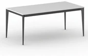 Kancelársky stôl PRIMO ACTION, čierna podnož, 1800 x 900 mm, biela