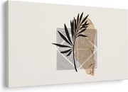 Obraz - Abstrakcia s tropickými listami N⁰1 (90x60 cm)