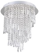 LED stropné svietidlo v striebornej farbe ø 45 cm Pomp – Trio