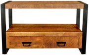 furniture-nabytek.cz - TV stolík masív z dreva mango 100x60x45