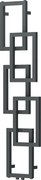 Mexen Grid, dekoratívny kúpeľňový radiátor 1360 x 390 mm, 349 W, grafitová, W215-1360-390-00-66
