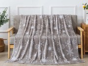 XPOSE® Mikroplyšová deka JON - sivá 200x220 cm