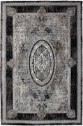 Koberec Tender 27145A VELVET čierny / svetlosivý