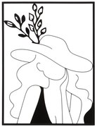 Kovová nástenná dekorácia 60x80 cm Elegant - Mauro Ferretti