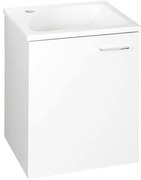 Aqualine Aqualine, ZOJA umývadlová skrinka 40x50x32cm, 1xdvierka , biela, 51048A