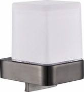 Slezák - RAV Dávkovač tekutého mydla sklenený NIL - NLA0304MG, Metal Grey