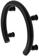 Deante Vital príslušenstvo, nástenné kovové madlo v tvare podkovy, čierna, DEA-NIV_B41G