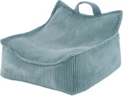 Kreslo štvorcové menčester modrá