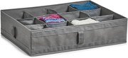 Zeller Present Organizér na spodnú bielizeň, 12 priehradiek 44x34x11, sivý NON-W
