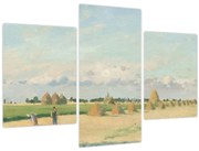 Obraz - Camille Pissarro, Landscape, Ile de France, reprodukcia (90x60 cm)