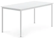 Stôl BORÅS, 1600x800x760 mm, laminát - biela, biela