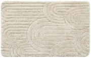 Aqualine Aqualine, RIST kúpeľňová predložka, 50x80cm, 100% polyester, protišmyk,ecru, NI8592