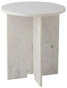Mramorový okrúhly odkladací stolík ø 46 cm Jasmia – Bloomingville