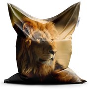 Sedací vak Classic lev 3 - detský, hnedá