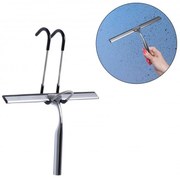 Erga Erga, silikónová stierka pre sprchovací kút s držiakom, chrómová, ERG-YKA-RY.DELTA-CHR