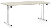 Skladací stôl 180 x 80 cm, biely jaseň
