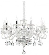 Ideal Lux - Krištáľový luster na reťazi NEGRESCO 8xE14/28W/230V pr. 73,5 cm číra