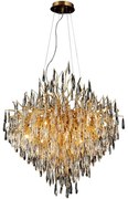 Krištáľový luster na lanku 12xG9/40W/230V zlatá