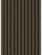 Mexen Lam-F, akustické stenové lamely 275 × 30 cm, plstený podklad 8 mm, technická dyha, eben kráľovský, S105-275307-3015-020