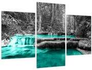 Obraz - Zimná rieka (90x60 cm)