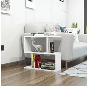 Odkladací stolík LALE 55x60 cm biela