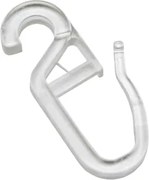 Háčiky na garnižu Home decor, sada (10 ks), biela%