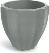 Kvetináč Ronas Rounde betónovo sivý