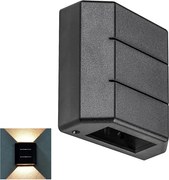Rabalux 7319 - LED Vonkajšie nástenné svietidlo LIPPA LED/6W/230V IP54 čierna