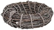 Šedo-hnedý veniec z vŕbových vetiev Branch - Ø 30*9 cm