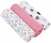 Vulpi Mušelínové látkové plienky Premium 70x80 3v1 Farba: vzor 3