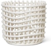 Ferm Living Keramický kôš Off White Large