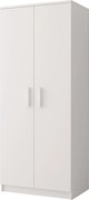 Šatníková skriňa SMYK 80 - biela (viac variant)