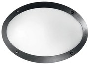 Ideal Lux - Vonkajšie nástenné svietidlo MADDI 1xE27/23W/230V IP66 čierna
