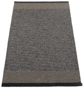 Antracitový vnútorný a vonkajší koberec 85x160 cm Edit Charcoal – Pappelina