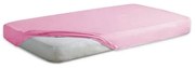 Multitex Detské nepriepustné jersey prestieradlo ružová, 70 x 140 cm