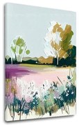 Krajinka na plátne V jarnom rozkvete