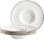 Mäser 4-dielna súprava gurmánskych tanierov Pintar White modré bodky 26 cm