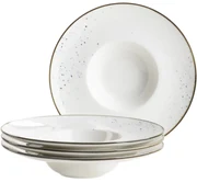 Mäser 4-dielna súprava gurmánskych tanierov Pintar White modré bodky 26 cm