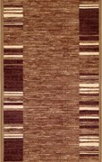 Associated Weavers, Protišmykový behúň na mieru Adagio 17 hnedý, šíre 80 cm, hnedá, chodba / predsieň