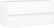 Mexen Orio, kúpeľňová skrinka 100 cm, 2 zásuvky, biela matná, 91A10-10047-2-BFF01