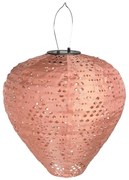 Ružový vonkajší solárny LED lampáš (výška 30 cm) Greatham – House Nordic