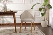 Súprava jedálenských stoličiek Bentley White and Light Oak, 2 ks