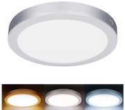 Solight WD244-S - LED panel 2v1 24W/230V 3000/4000/6000K pr. 30 cm IP54 stropný