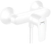 Hansgrohe Talis E, nástenná sprchová batéria, biela matná, HAN-71760700
